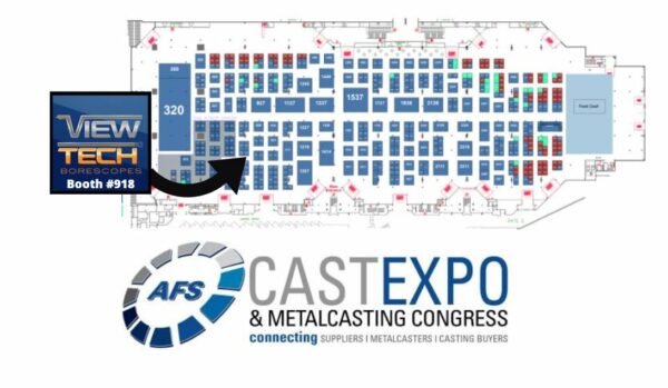 CastExpo 2025 Floor Plan Exhibitor ViewTech Borescopes