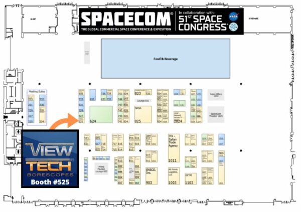 SpaceCom Expo 2025 Floor Plan