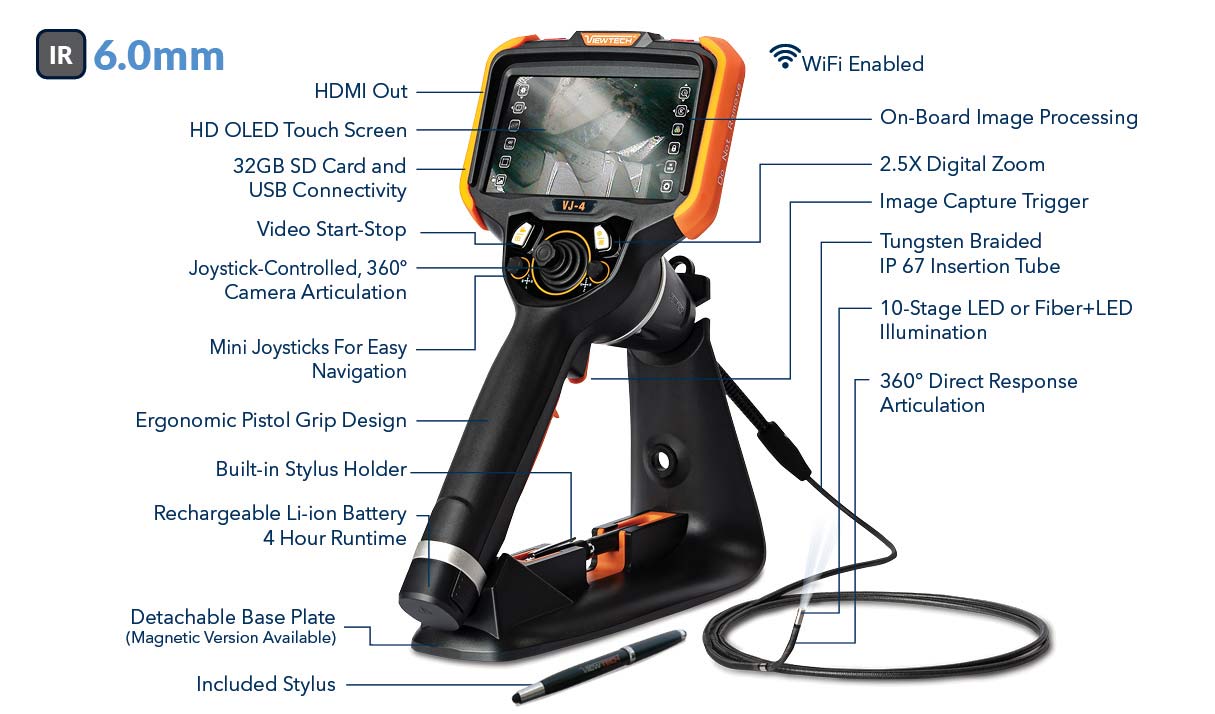 VJ-4 Infrared IR Borescope - ViewTech